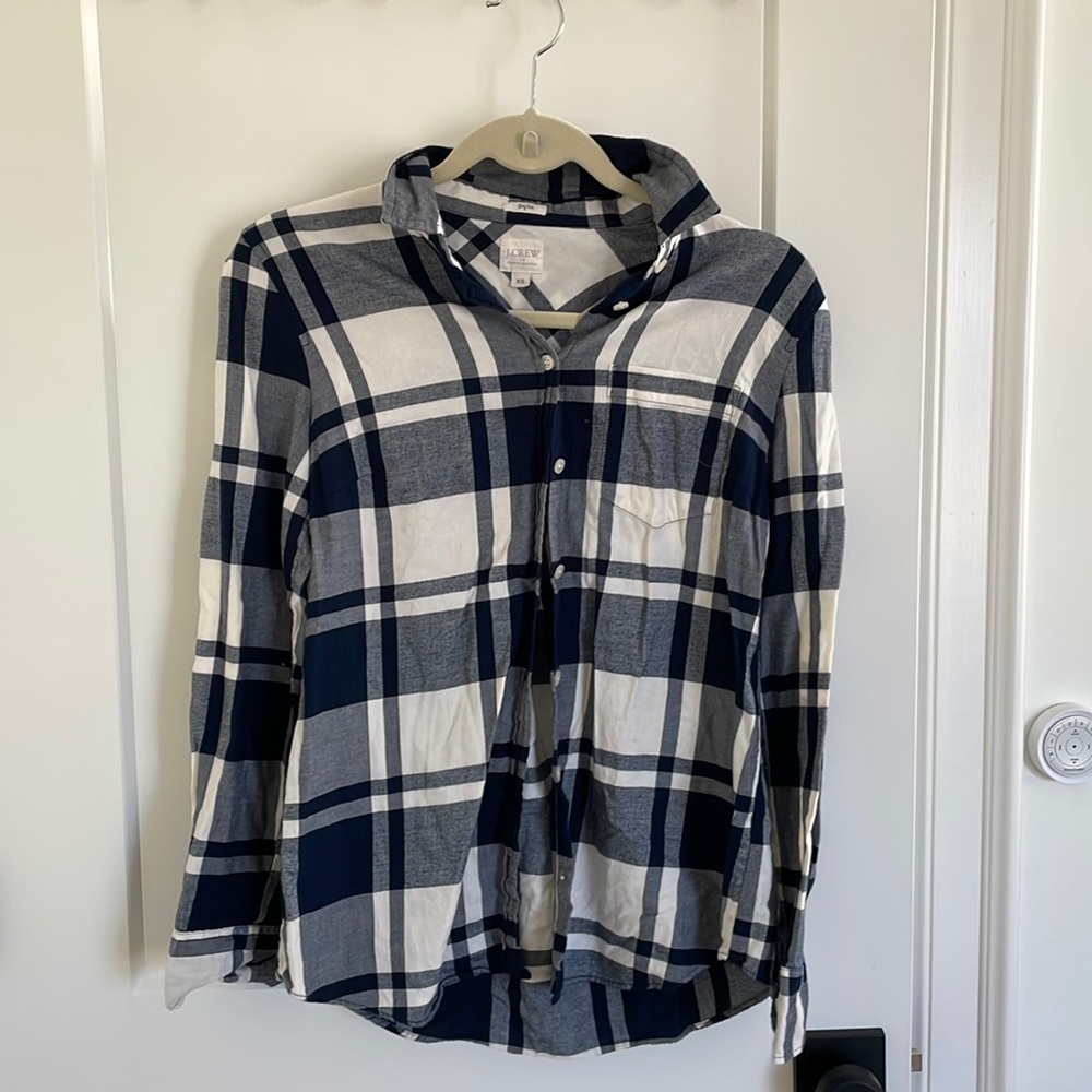 JCrew flannel button up